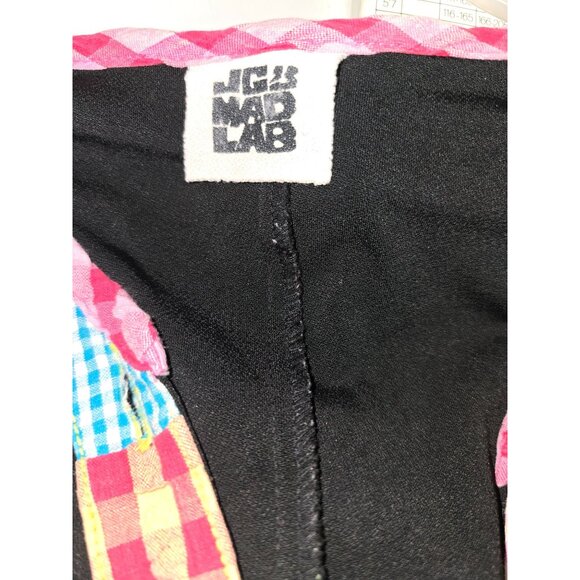 JGs Mad Lab Womens Black Wearable Art Blouse With Colorful Trim/Embroidery - Picture 3 of 8